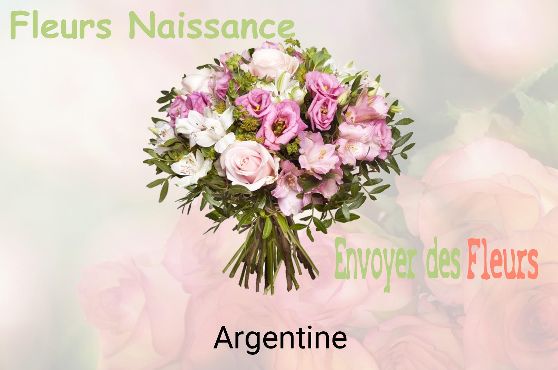 Bouquet de fleurs de naissance livré à Argentine